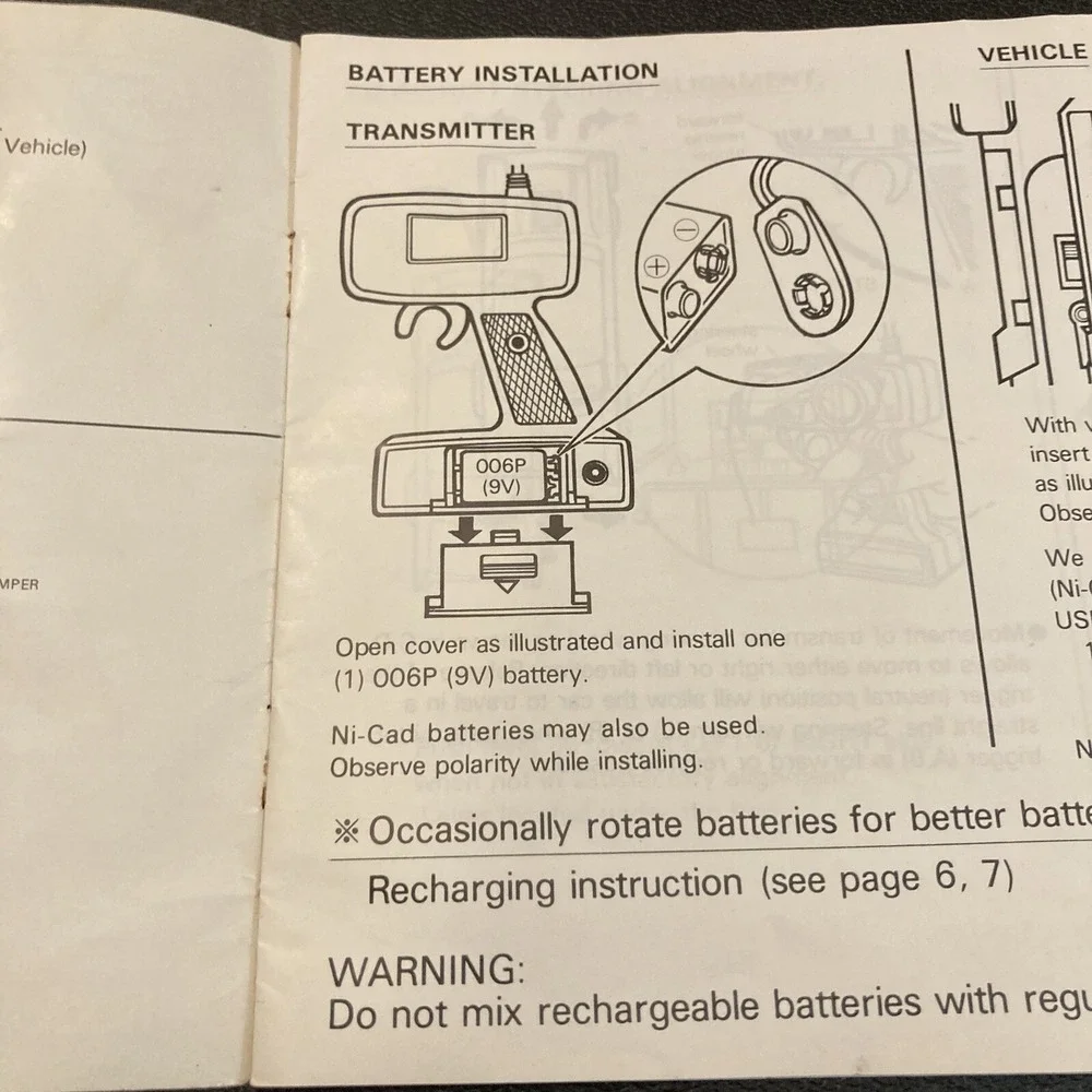 RadioElecon‎ 57 Chevy Radio Control Hot Rod Remote Control RC Instruction Book